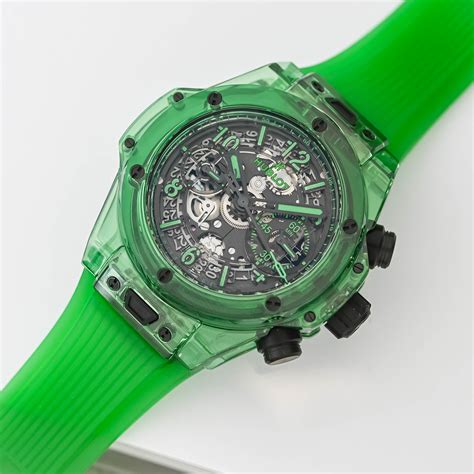 hublot unico green saxem